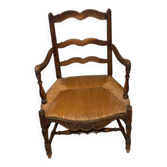 Provençal straw armchair - 17th century