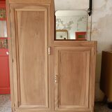 Renovated asymmetrical Art Deco wardrobe/cupboard