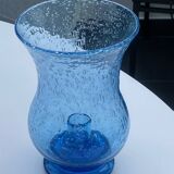 Lavender Blue Glass Tealight Holder