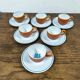 Ensemble de 6 tasses + sous tasse Villeroy et Boch Chekiang