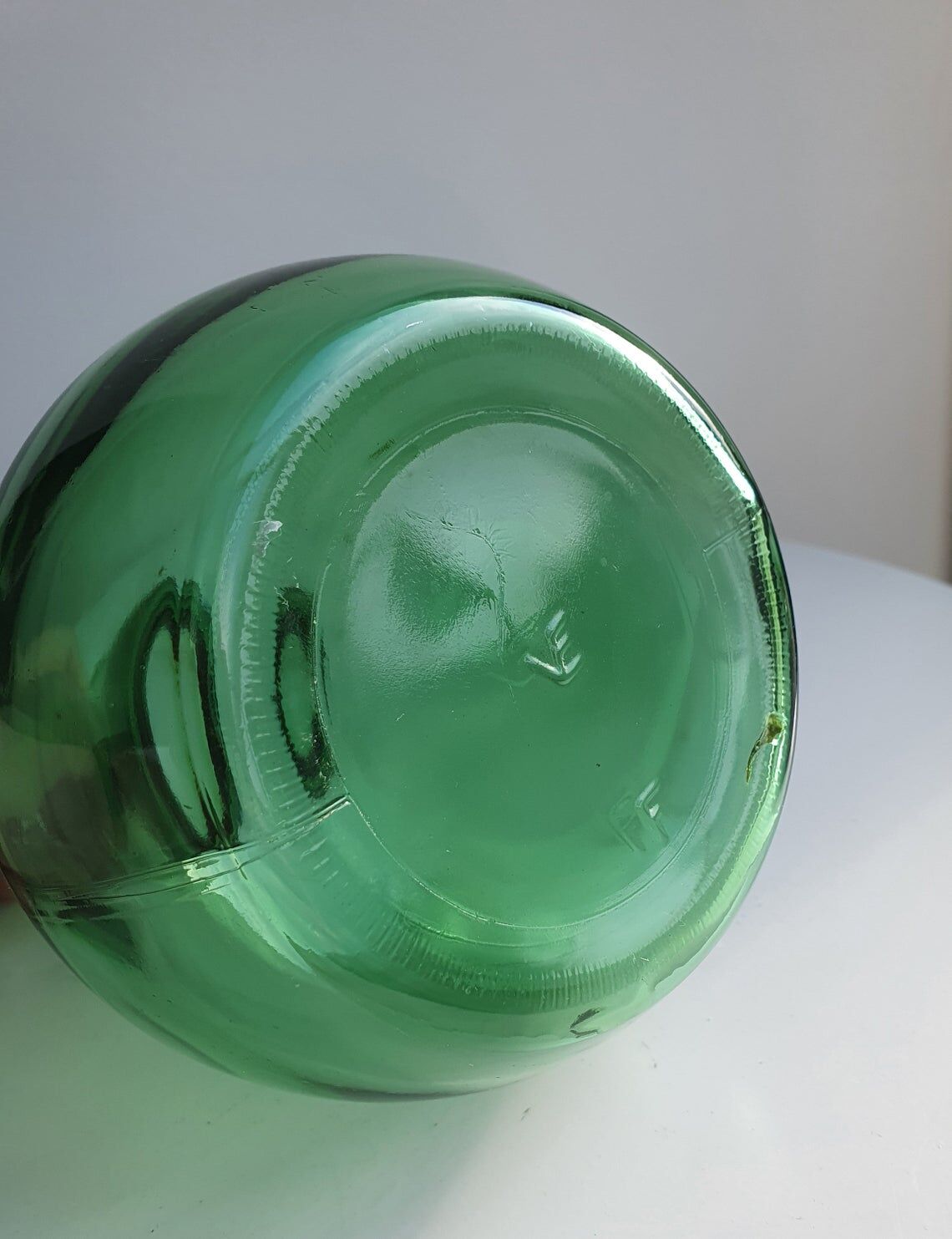 Bouteille en verre style dame-jeanne