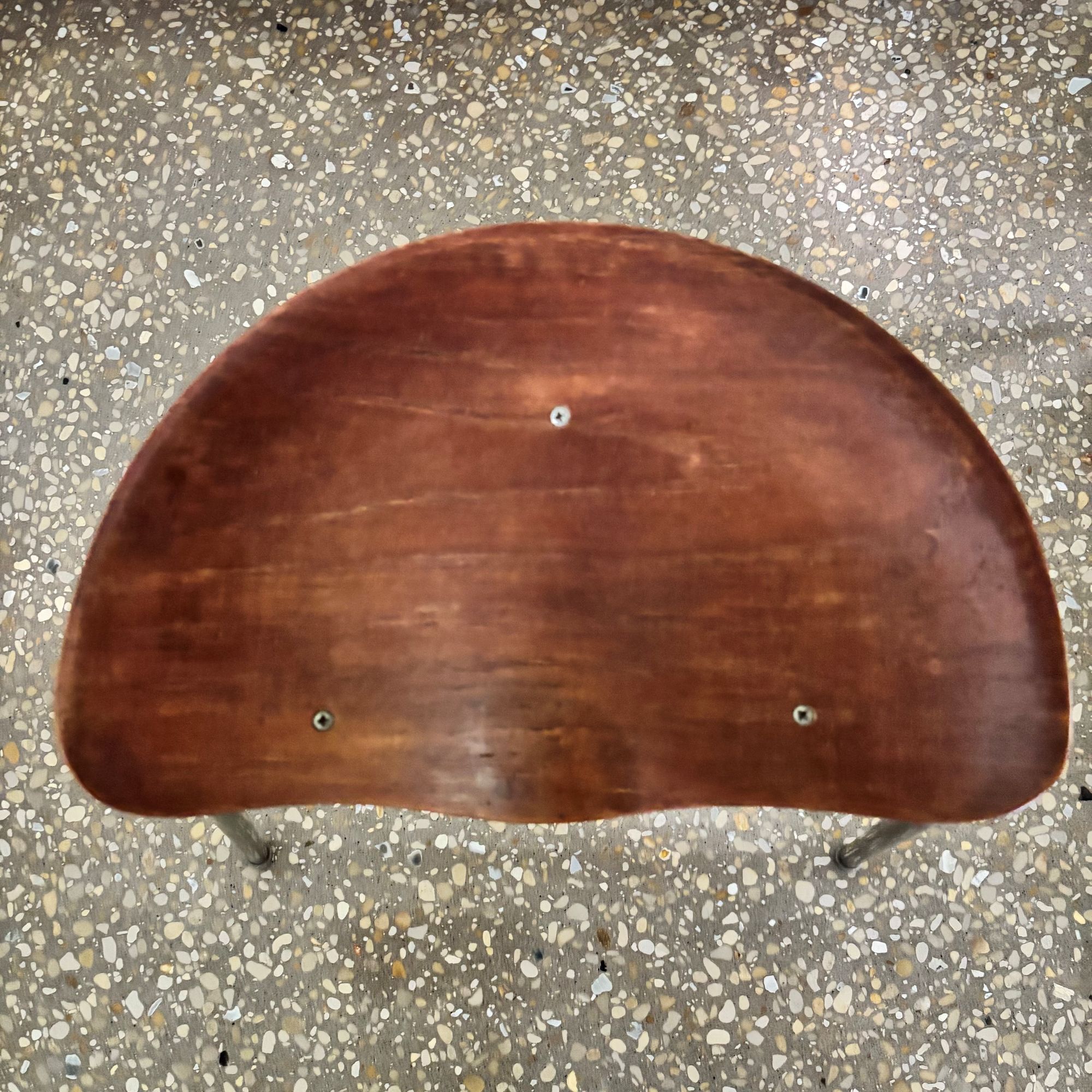 Rare tripod stool by Astor Glibstrup for Frederikssund Mobelfabrik, Denmark, 1950s