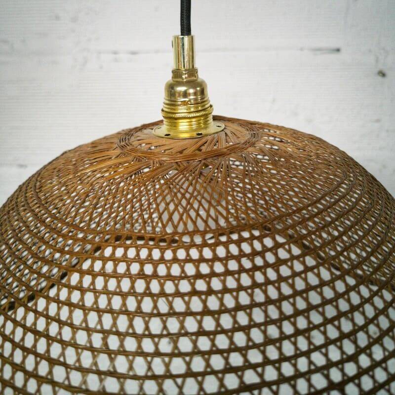 Rattan pendant light