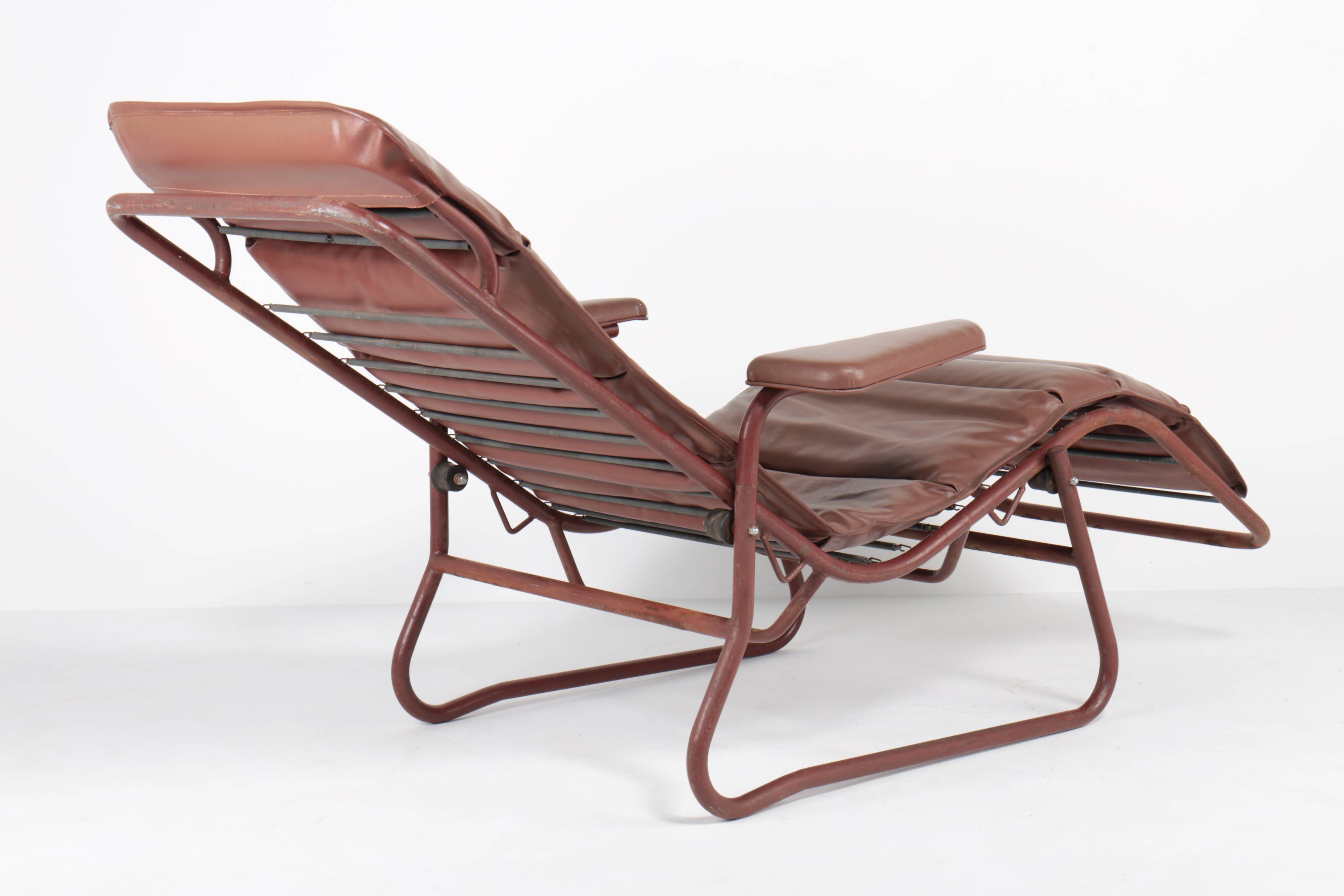 Chaise longue de Jean Lesage, édition Airborne, années 50