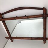 Vintage bamboo mirror