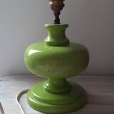 Vintage apple green table lamp