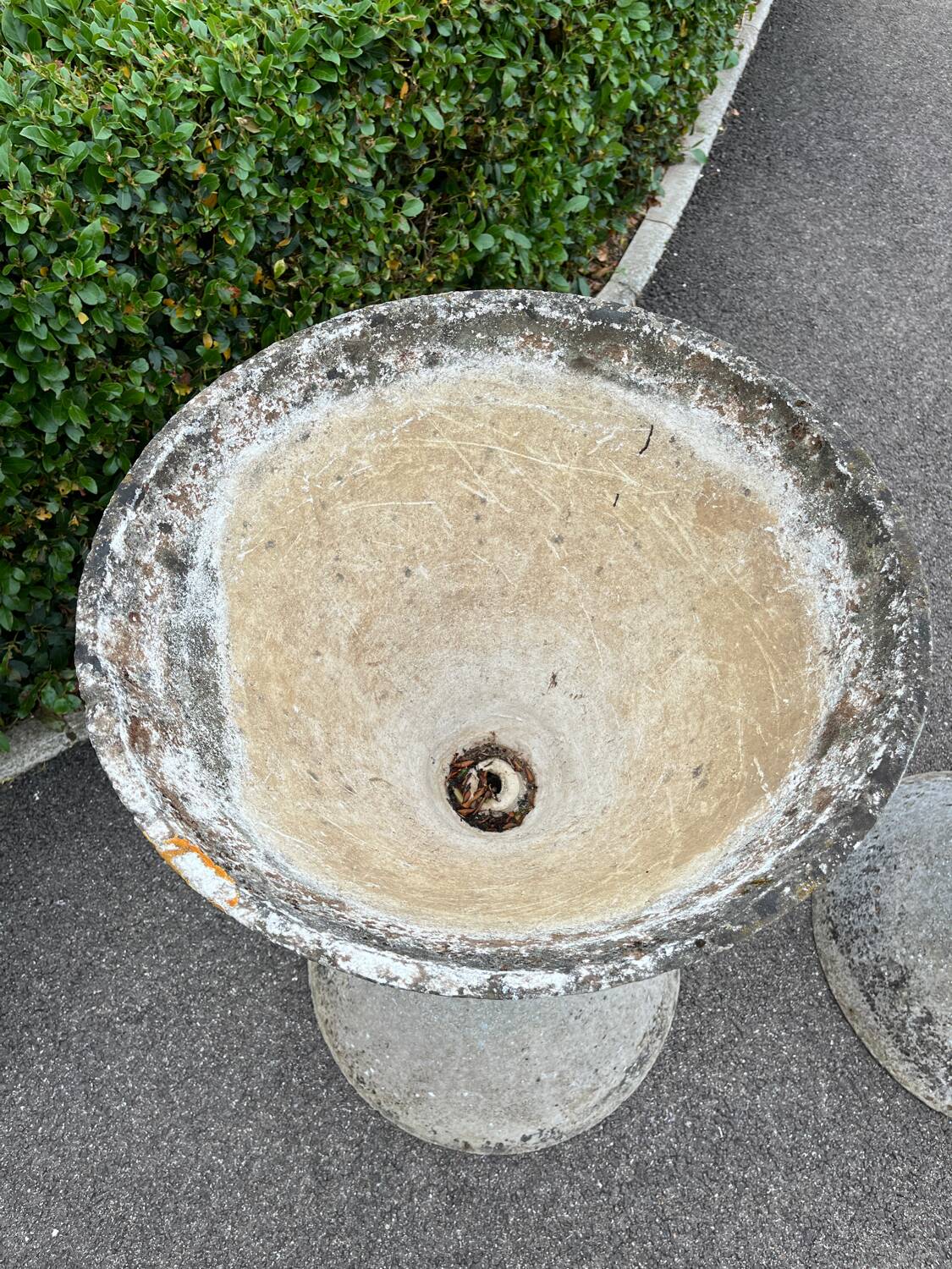 Pair of diabolo planters anton bee willy guhl large model