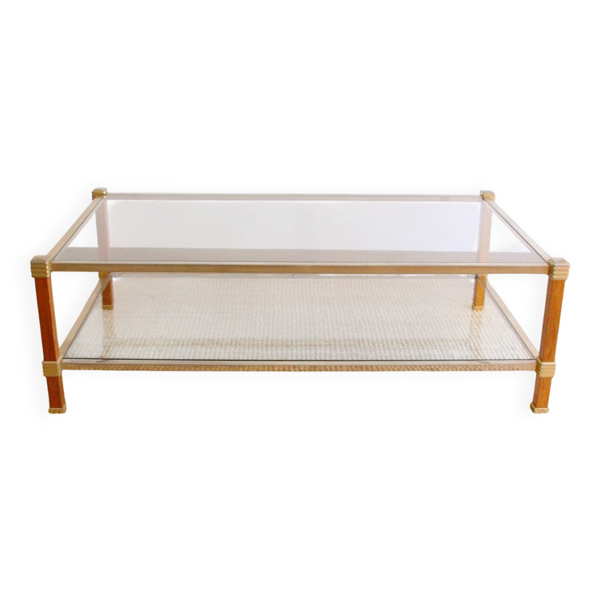 1970s double-top coffee table