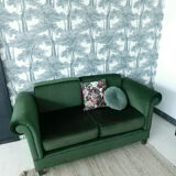 Vintage green couch