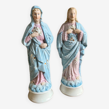 Religious statuettes early 20th century