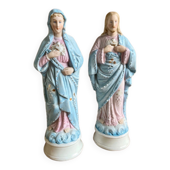 Religious statuettes early 20th century