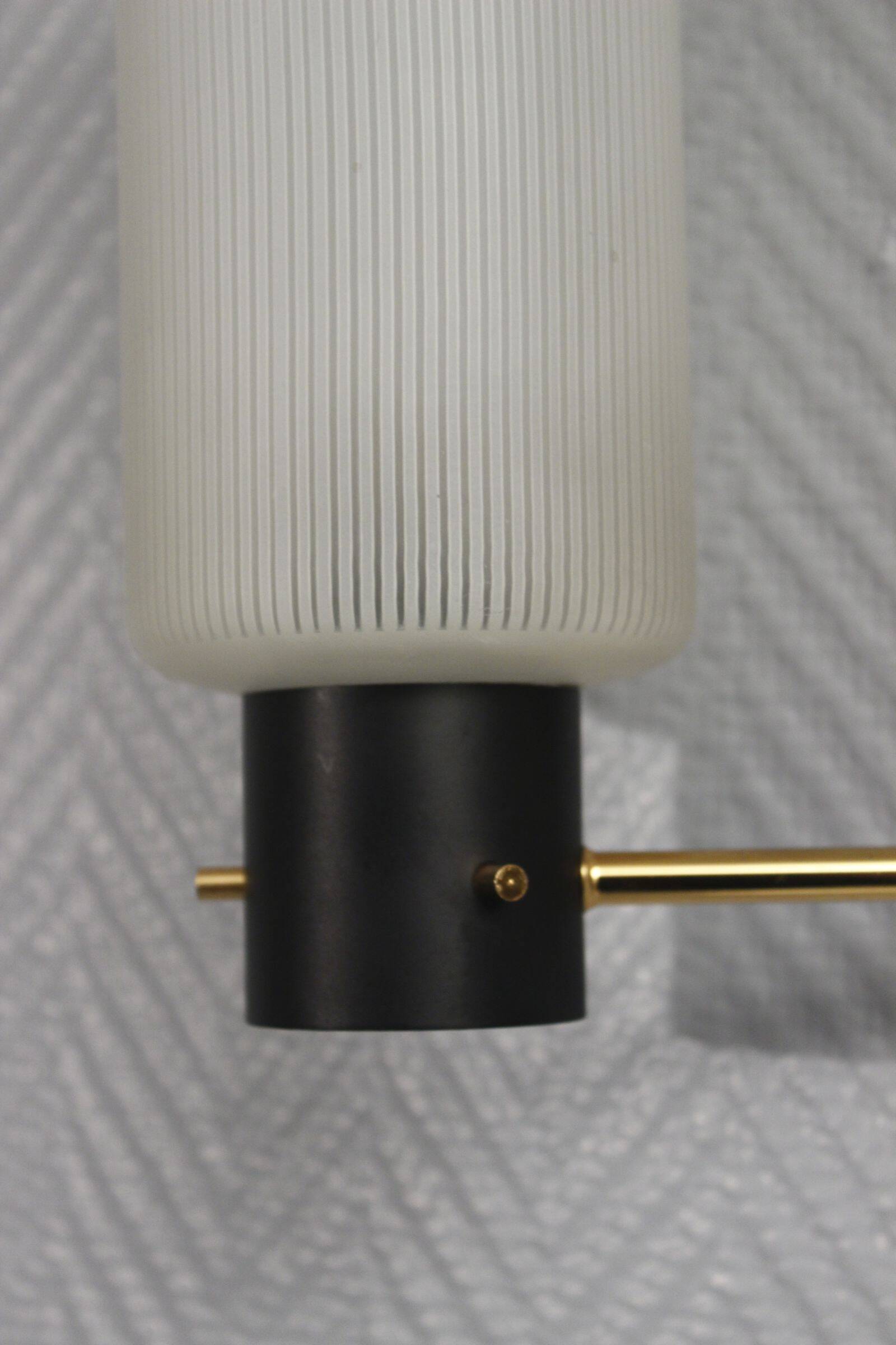 Pair of wall sconces 1950s style Arlus Lunel