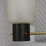 Pair of wall sconces 1950s style Arlus Lunel