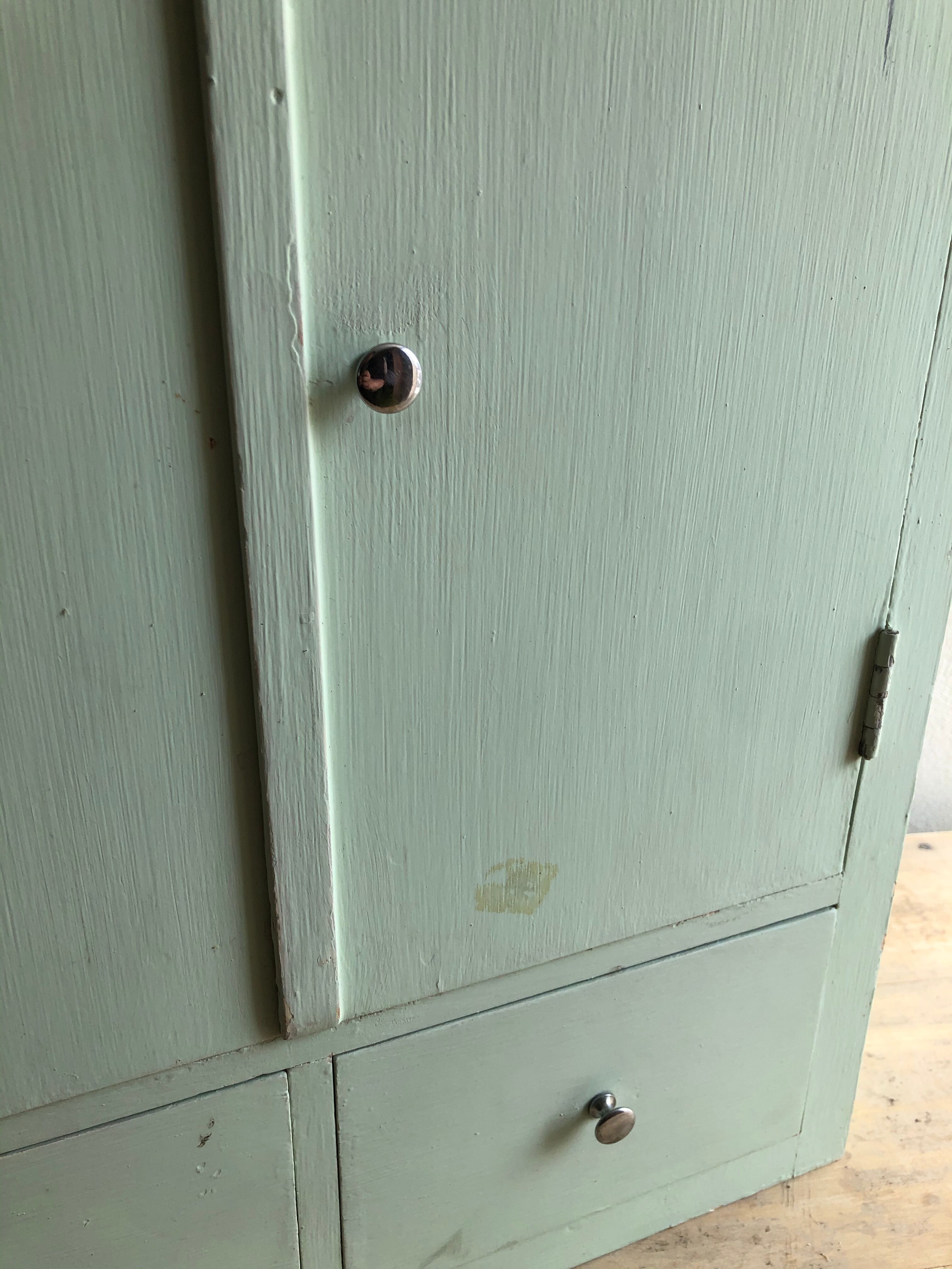 Patinated medicine cabinet