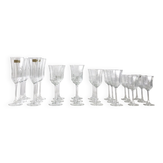 Service of 24 luminarc octime glasses, Arques glassware in France / wedding / events