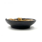 Mid-century lion ceramic plate / vide poche, Italy 1970s