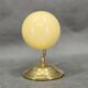 Czech Art Deco Brass and Champagne Glass Wall Light 1930s