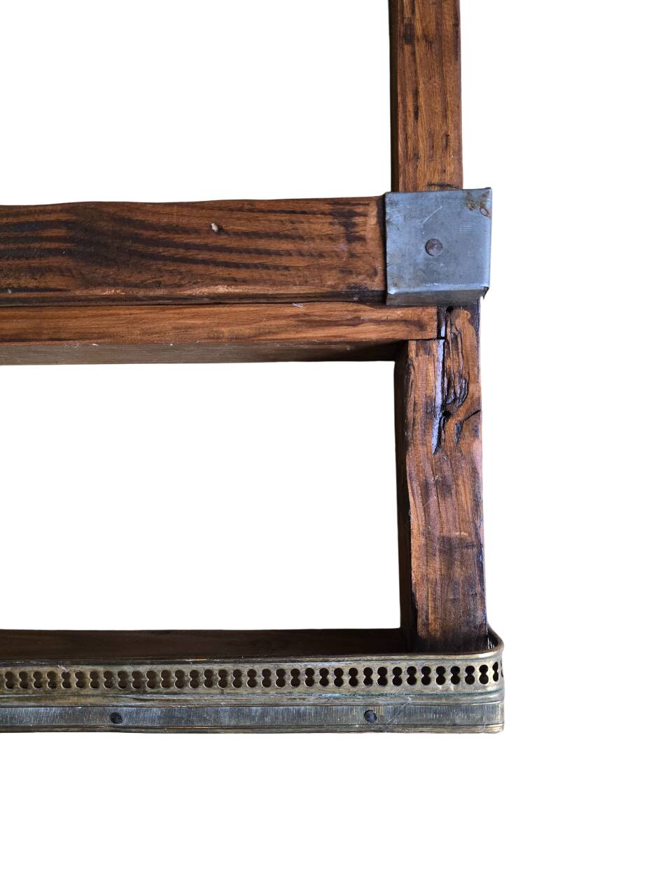 Old glass shelf