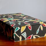 1950s fabric sewing box