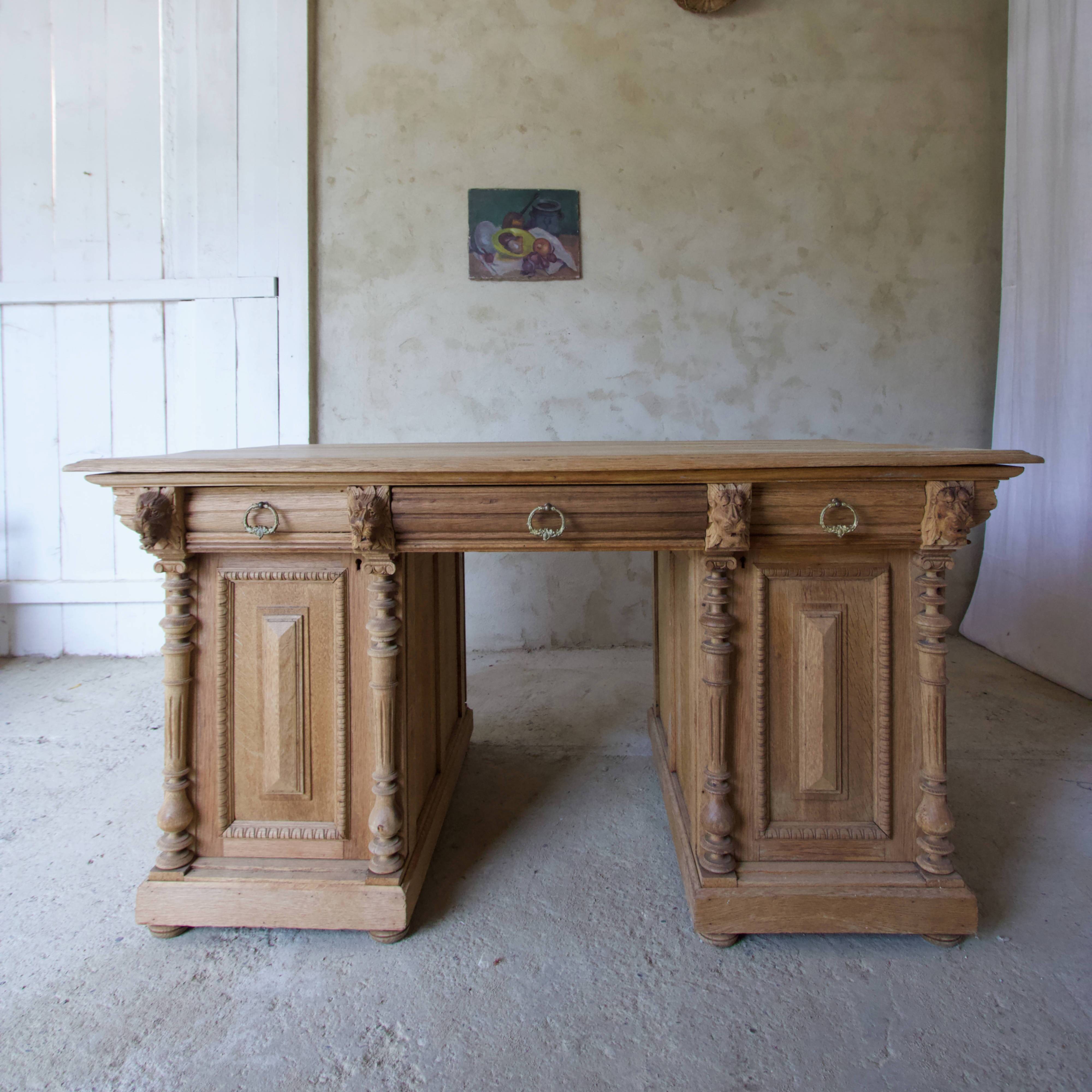 Oak Minister's Desk
