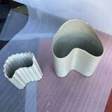 Pair of contemporary designer vases by Bloomingville