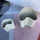 Pair of contemporary designer vases by Bloomingville