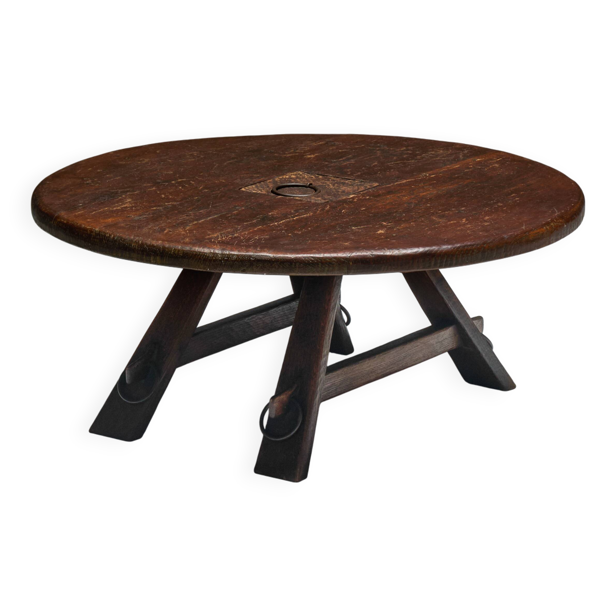 Rustic Antique Coffee Table, France, 1960s