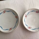 2 cups 19th white porcelain