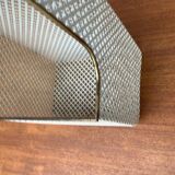 Perforated metal shelf from the mid-century, 1950s.