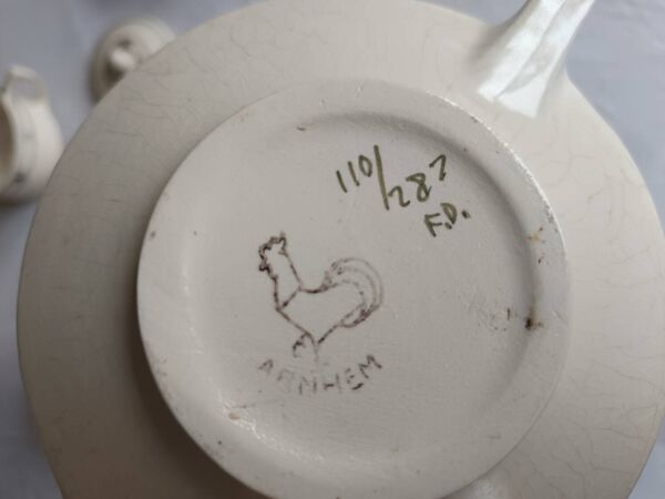 Service à thé et café terre de fer