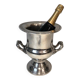 Seau à champagne en métal argenté
