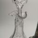 Christofle oil and vinegar server in crystal and silver metal