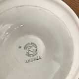 New Givors pottery cake tray, model "Andréa"
