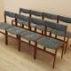 Set of four teak chairs, Danish design, 1970s, made in Denmark