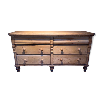 Buffet commode anglaise en sapin