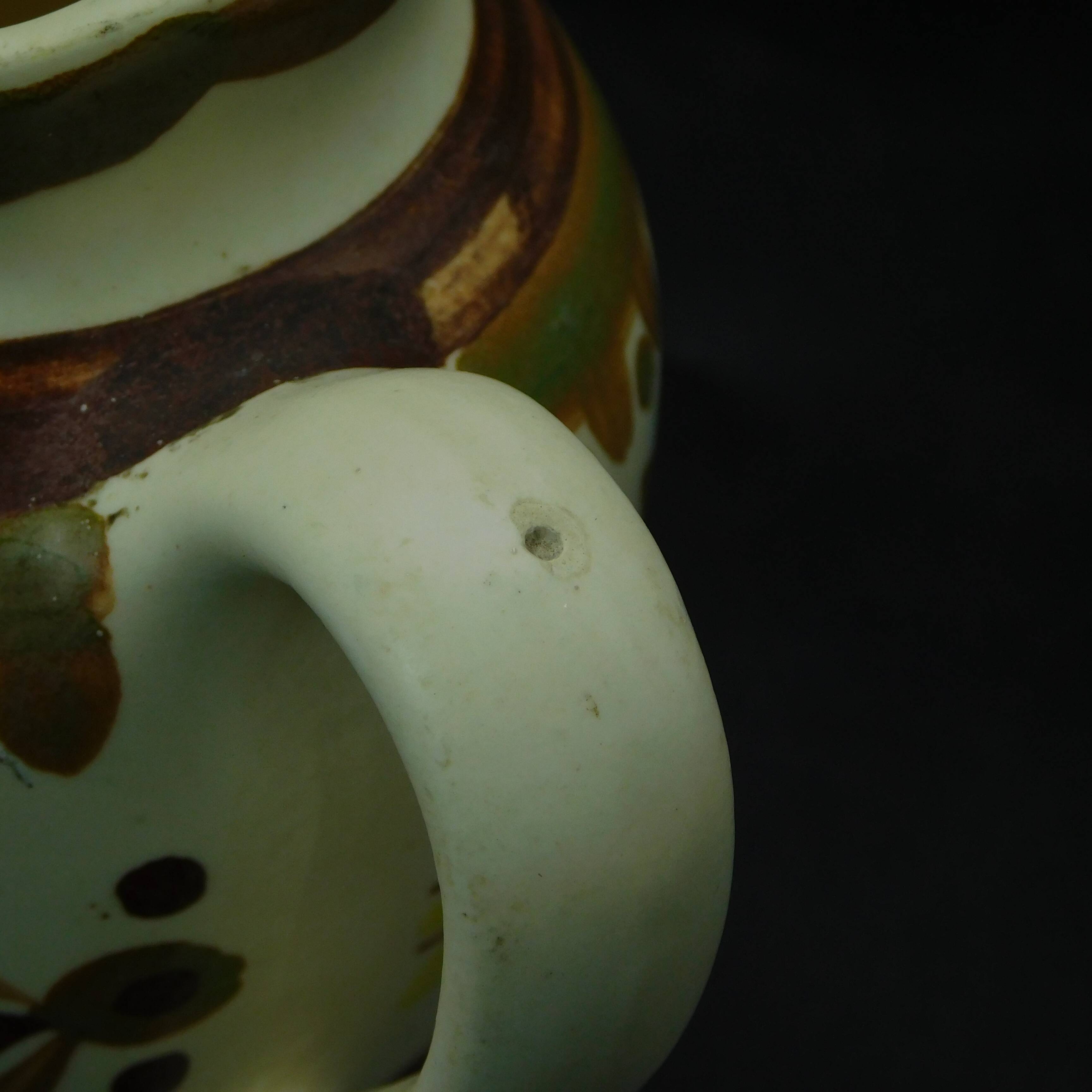 Pitcher / High Creamer HB Quimper - Hearts & Flowers