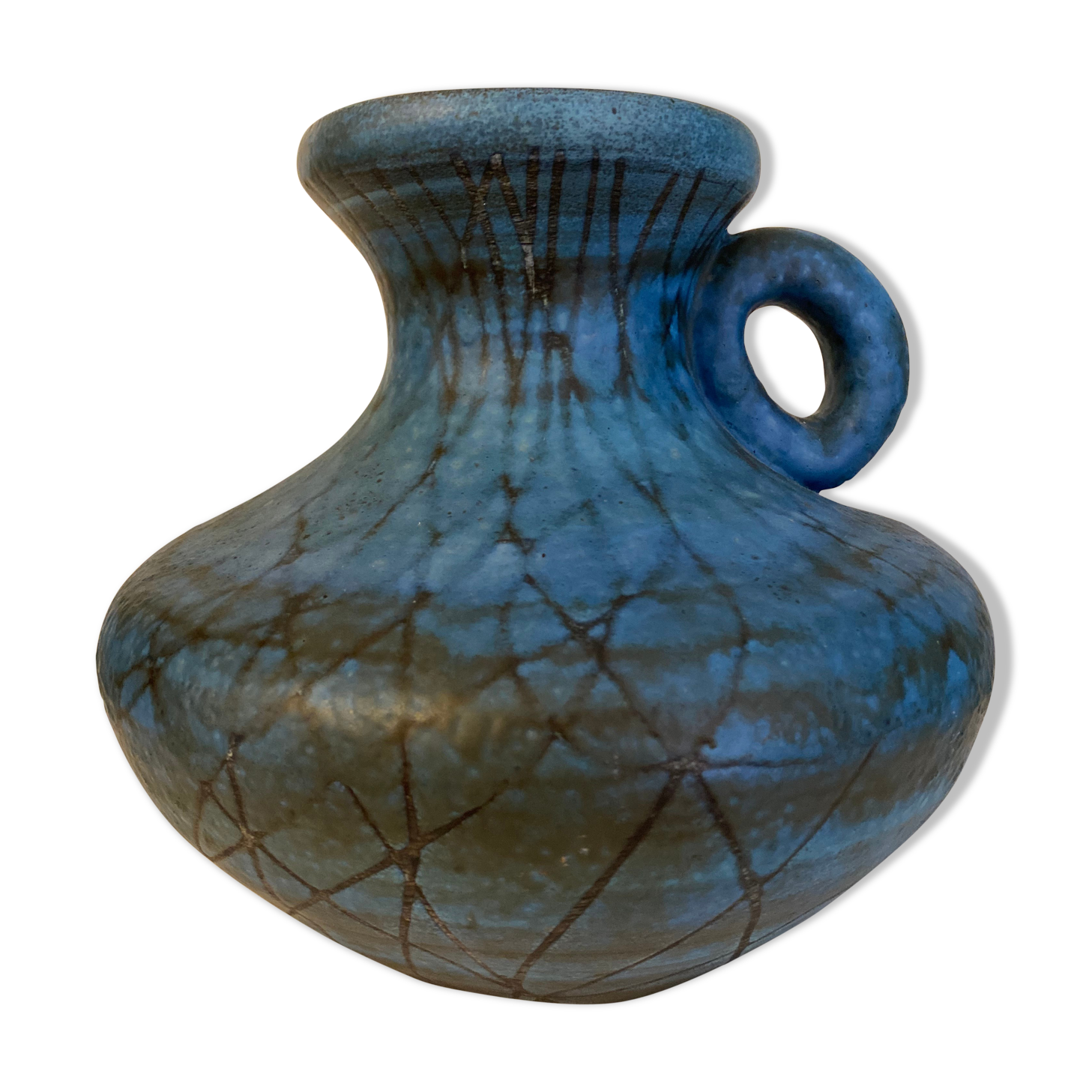 Ceramic vase Jean Lespinasse Vallauris 1960
