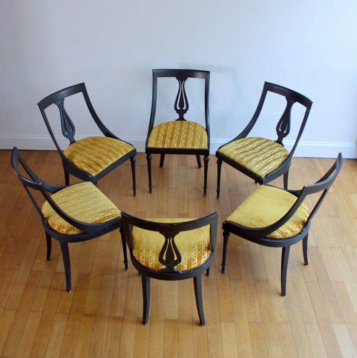 Suite de 6 chaises Art déco 1930
