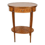 Petite Table de Salon en Marqueterie, style Transition Louis XV / Louis XVI – 1920