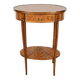 Small Marquetry Living Room Table, Louis XV / Louis XVI Transition style – 1920