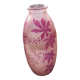 SUPERB GLASS PASTE VASE SIGNED LEGRAS RUBY SERIES
