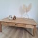 Table de ferme basse