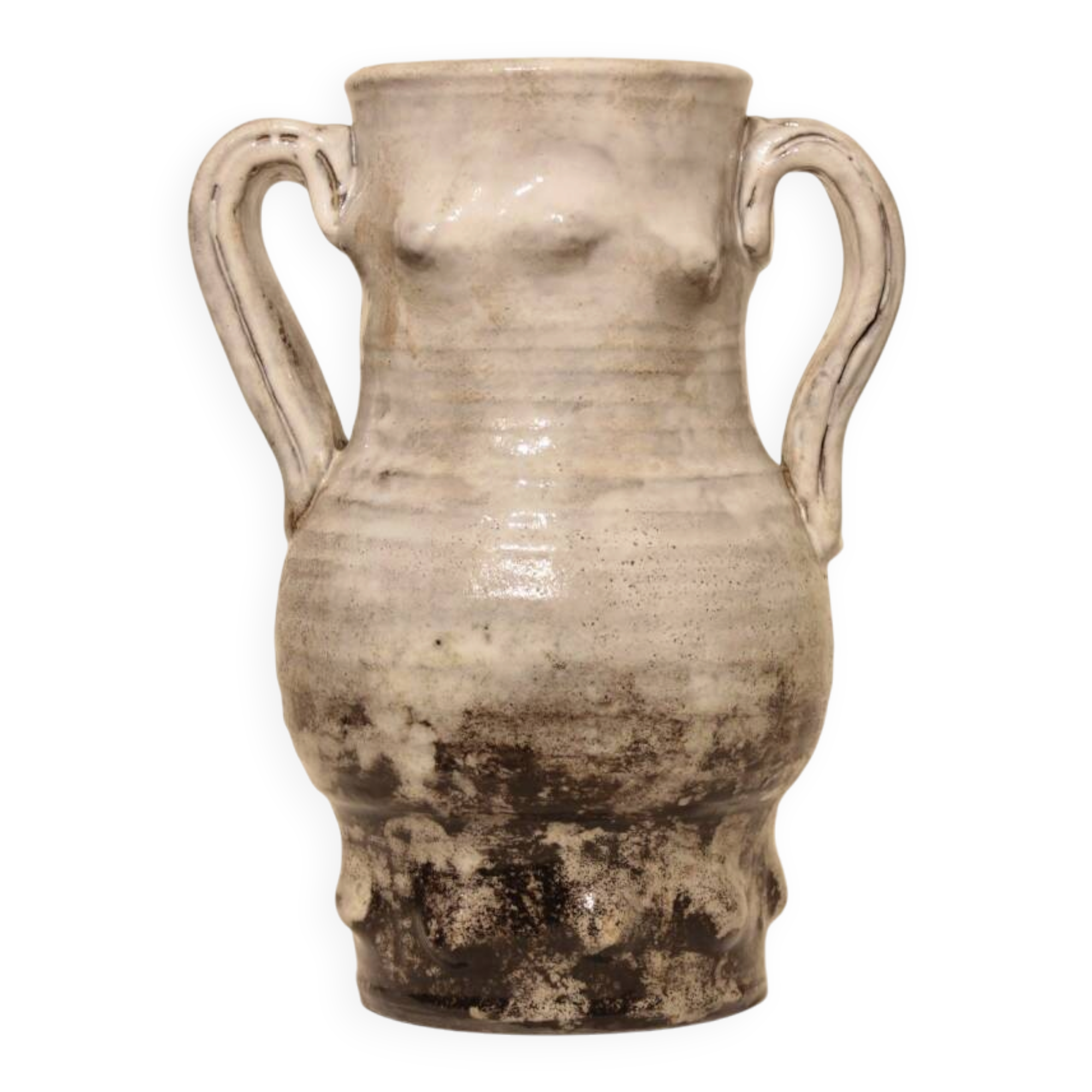 Important vase in ceramic - Alexandre Kostanda for Louis Giraud, Vallauris