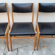 Série de 4 chaises scandinave vintage 1950