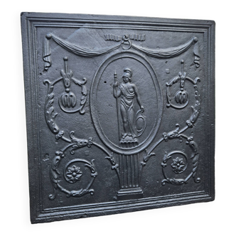 19th Century Fireplace plaque 55.5 x 55.5 cm