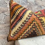 Vintage Berber Kilim cushion cover: Moroccan wool cushion