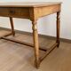 Louis XVI style flat desk in solid oak 19th century