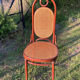 4 Salvatore Leone chairs in straw wood bistrot 1930 Thonet style
