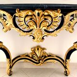 Console et miroir, par un ébéniste d'art