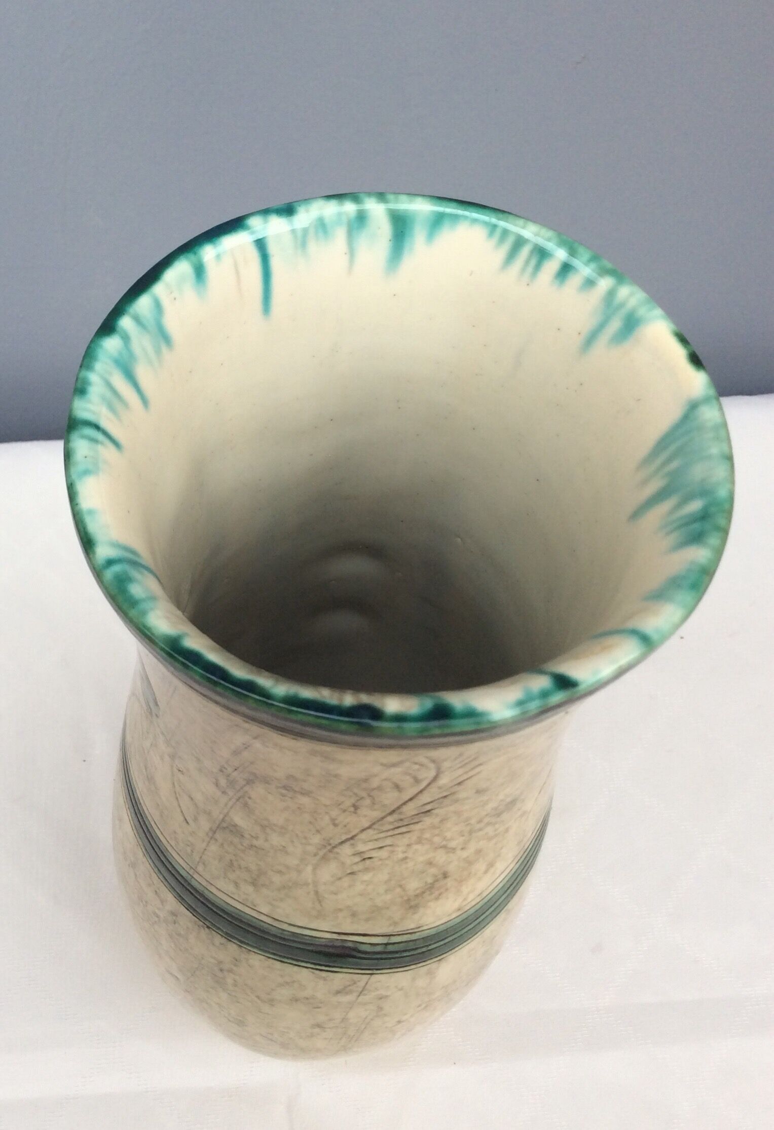 Ceramic vase signed “Joal”, 50s/60s